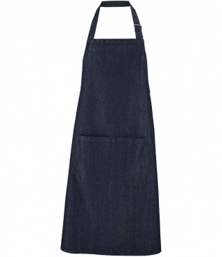 SOL'S 02104  Grant Denim Bib Apron with Pocket